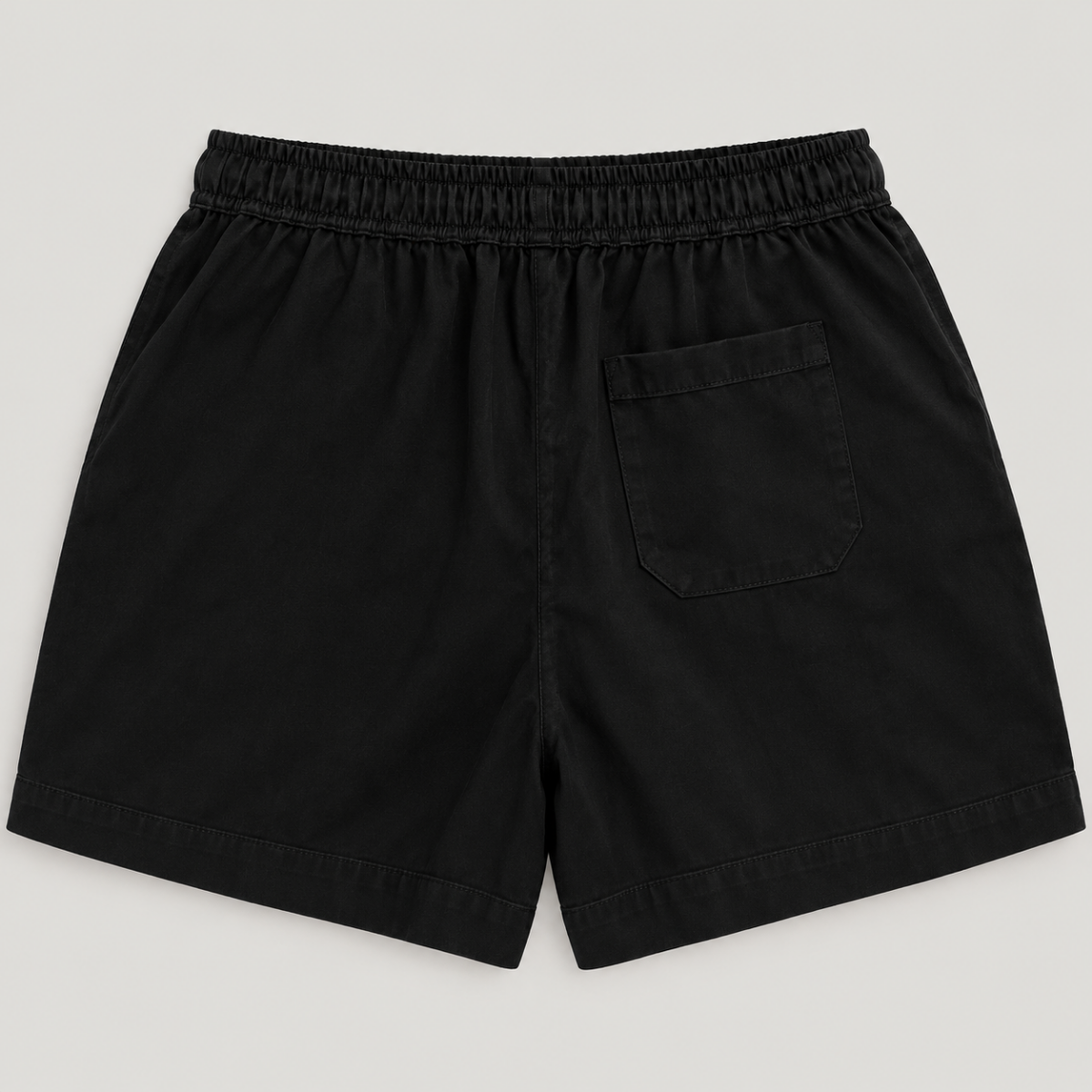 Yves Cotton Shorts – True Black