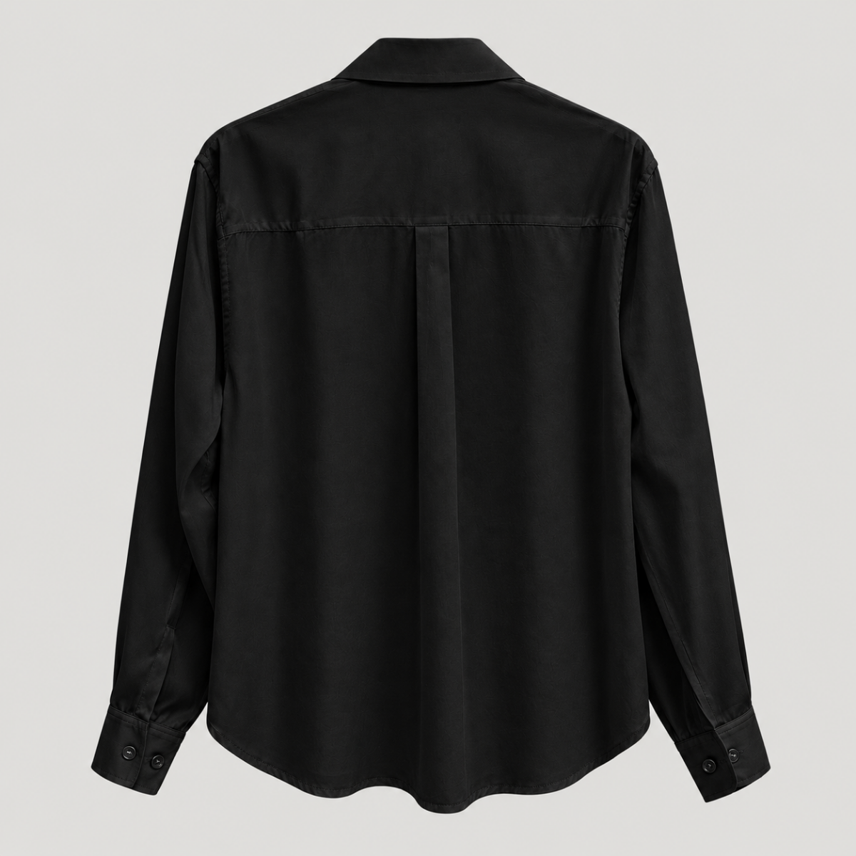 Yves Cotton Shirt – True Black