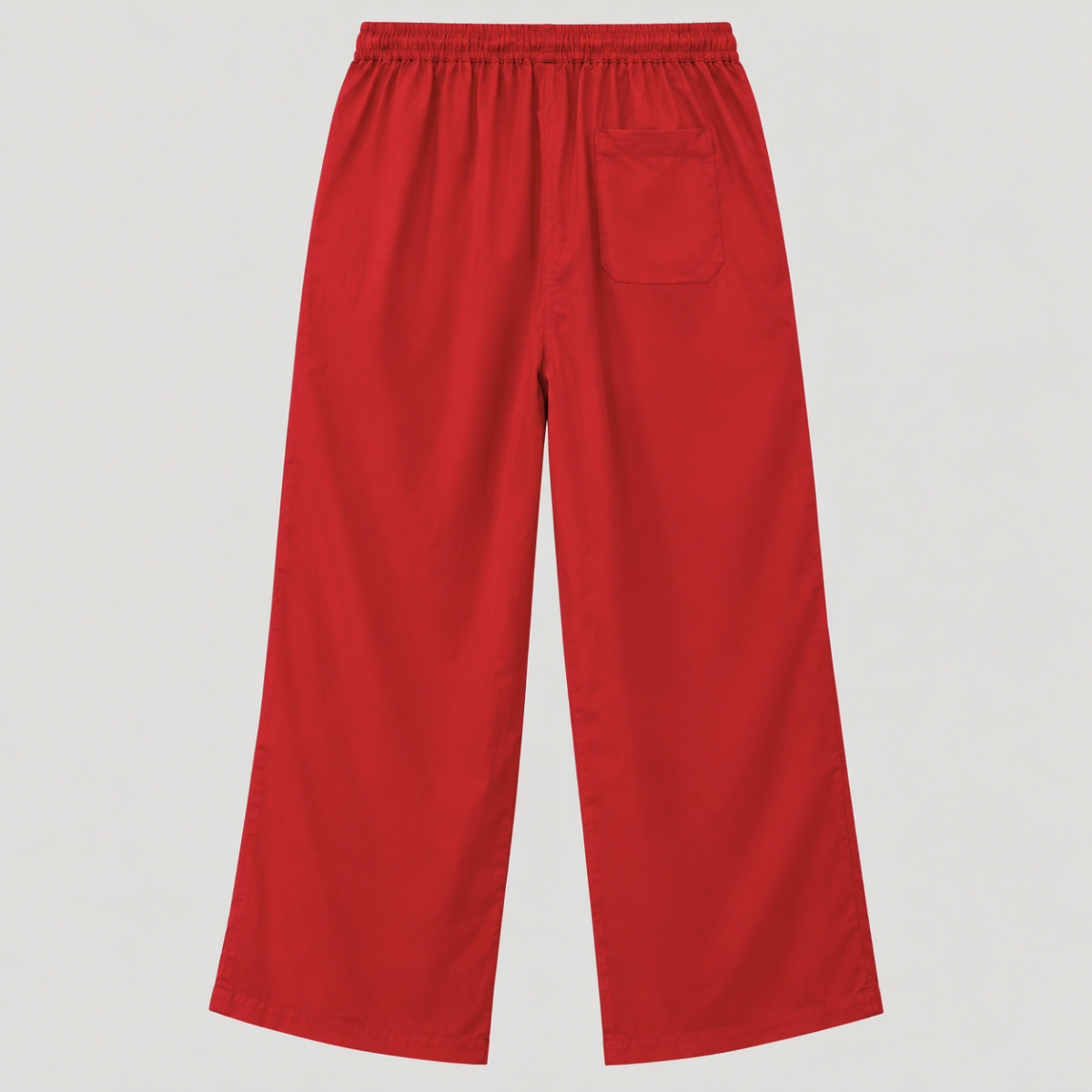 Yves Cotton Trousers – Deep Red