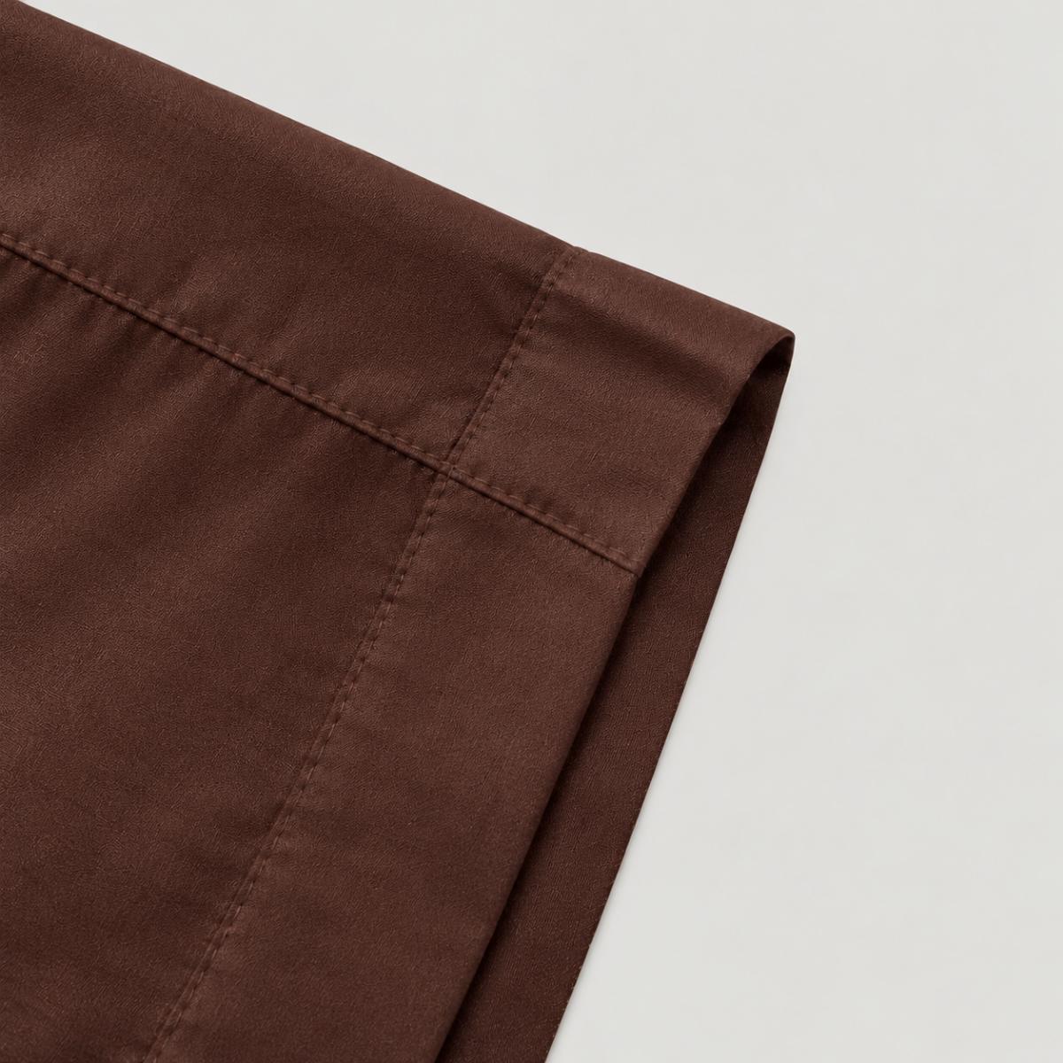 Yves Cotton Trousers – Cocoa Brown