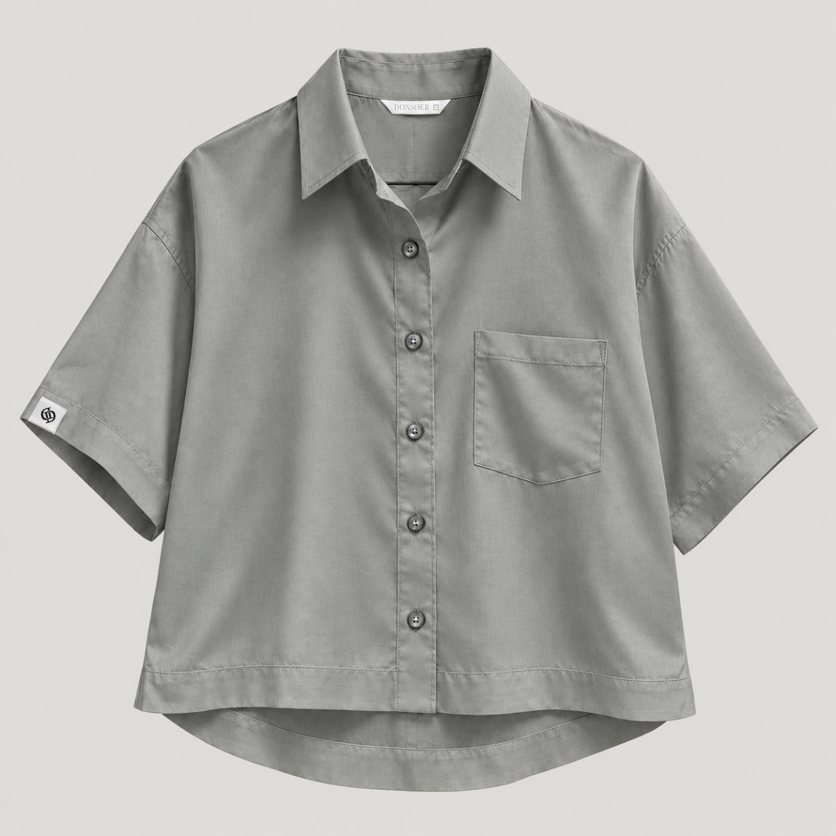 Yves Short-Sleeve Shirt – Stone Grey