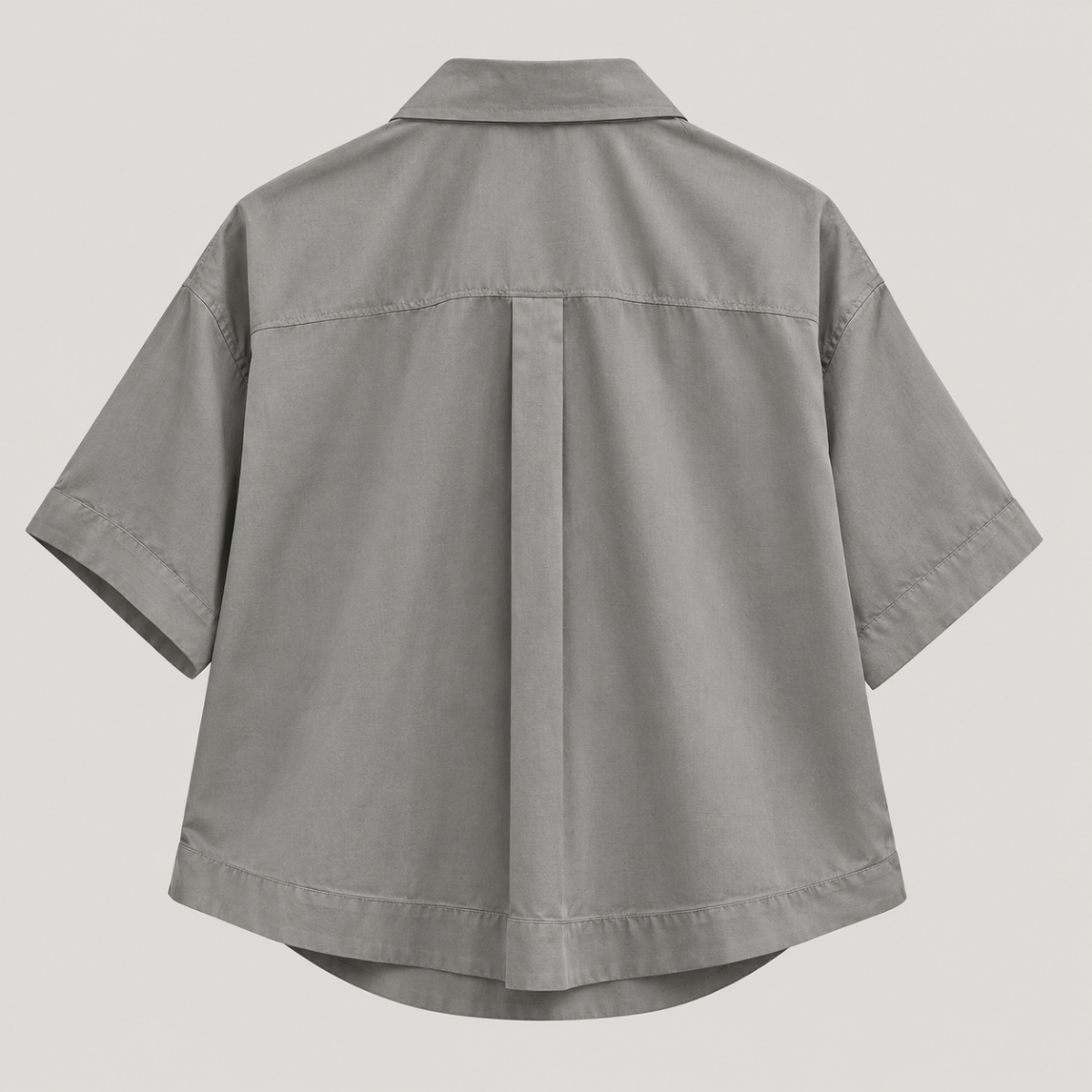 Yves Short-Sleeve Shirt – Stone Grey
