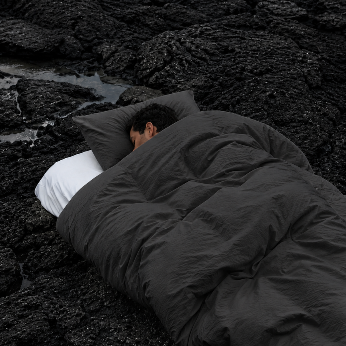 BømLen Bedding – Deep Stone