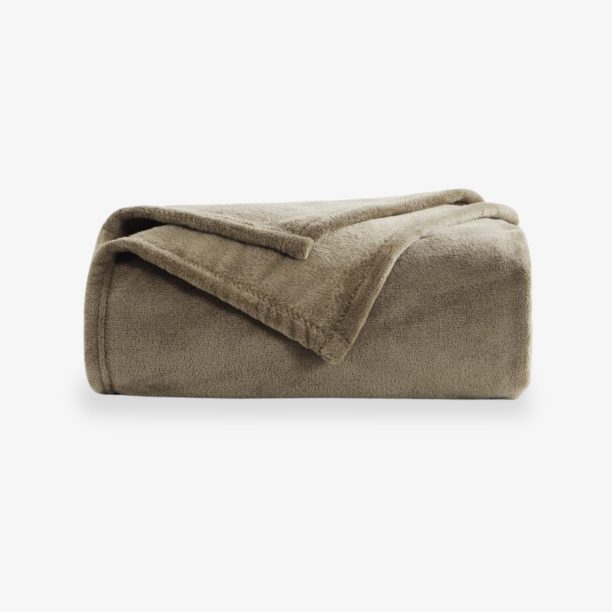 Vømre Plush Blanket - Brown Cocoa