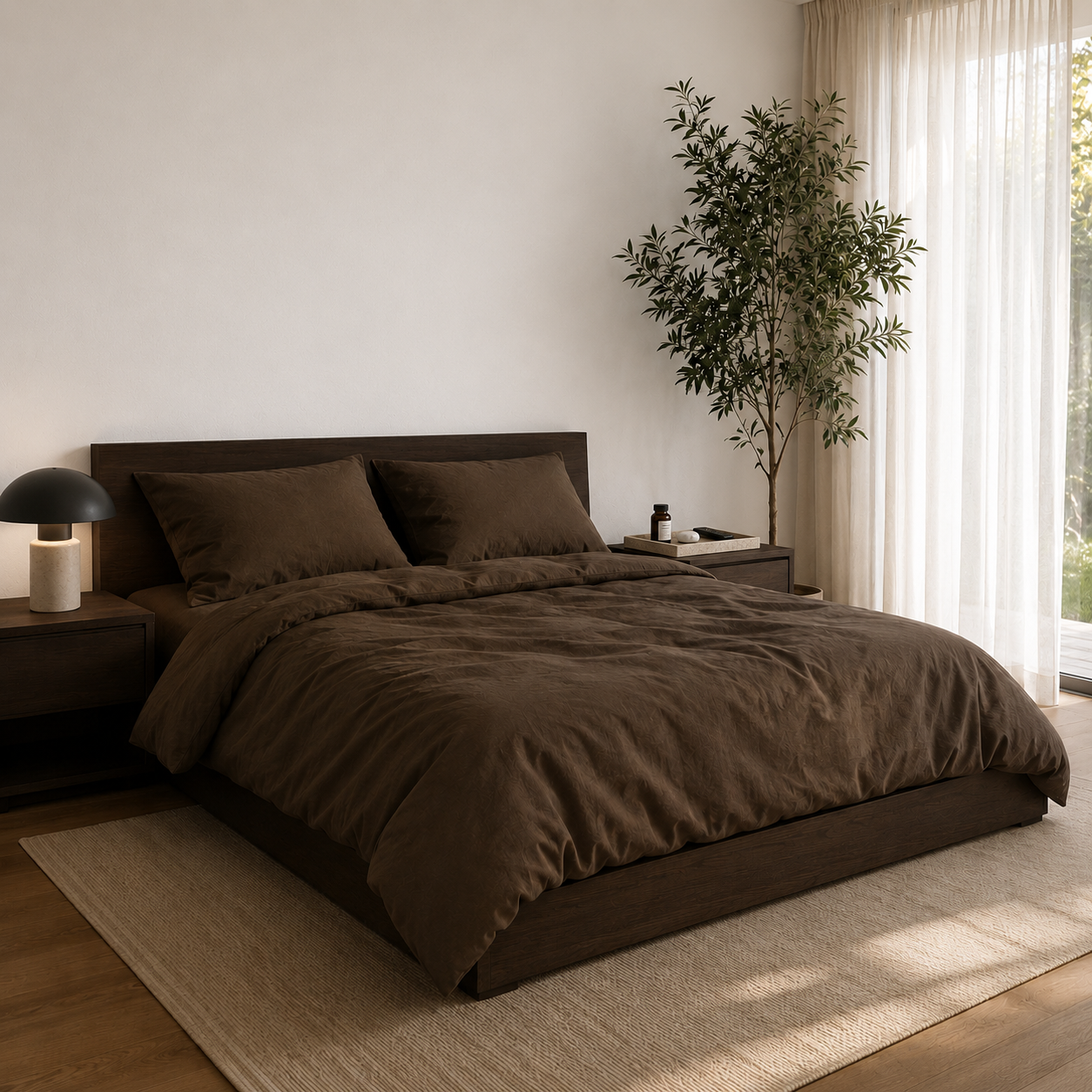 BømLen Bedding – Warm Wood