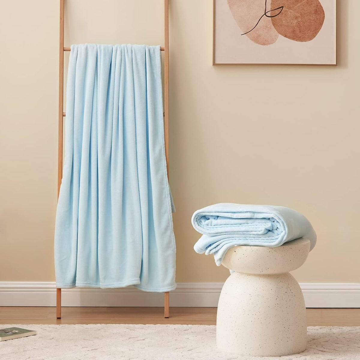 Vømre Plush Blanket - Minty Morning