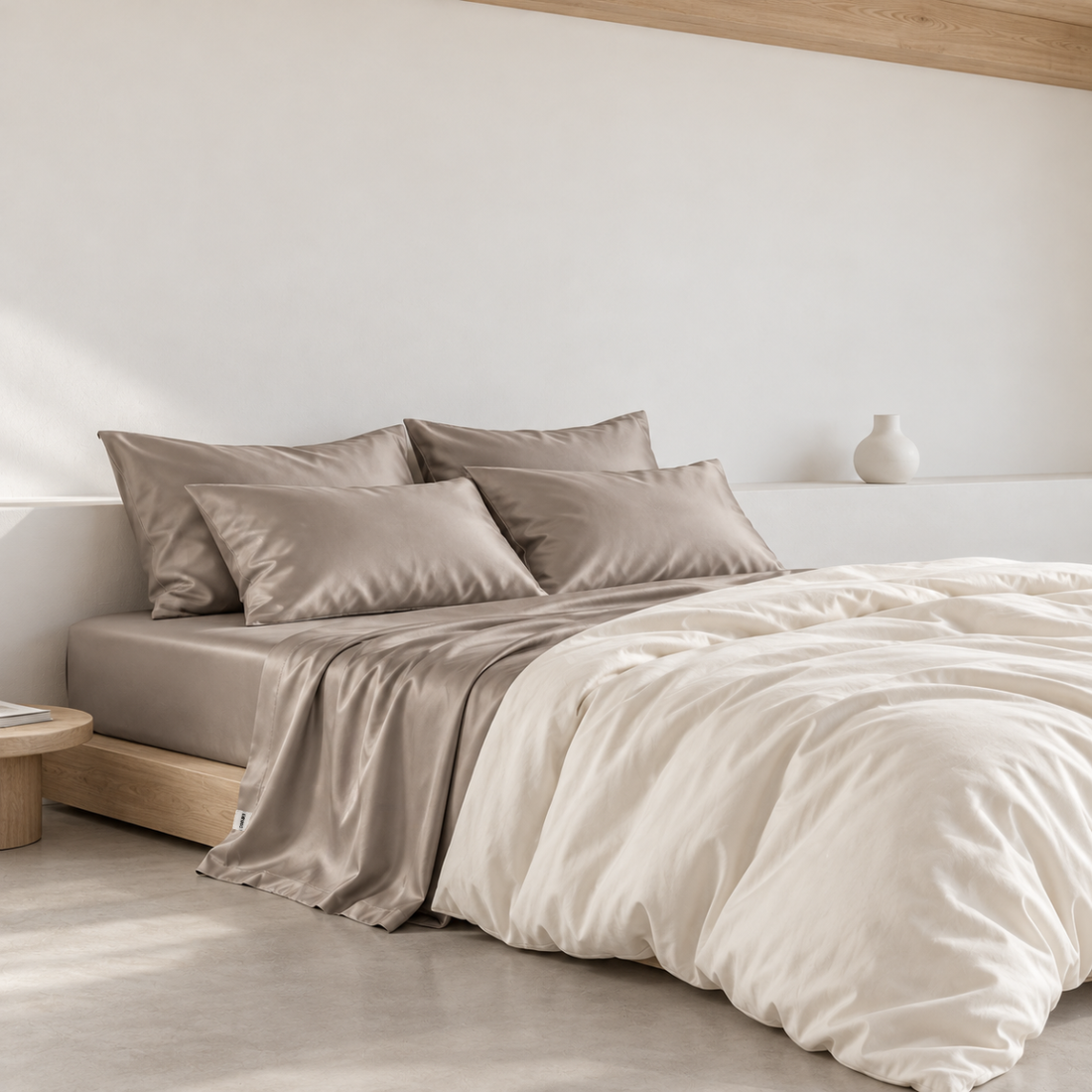 Silkys Sheet Set - Grey Whisper