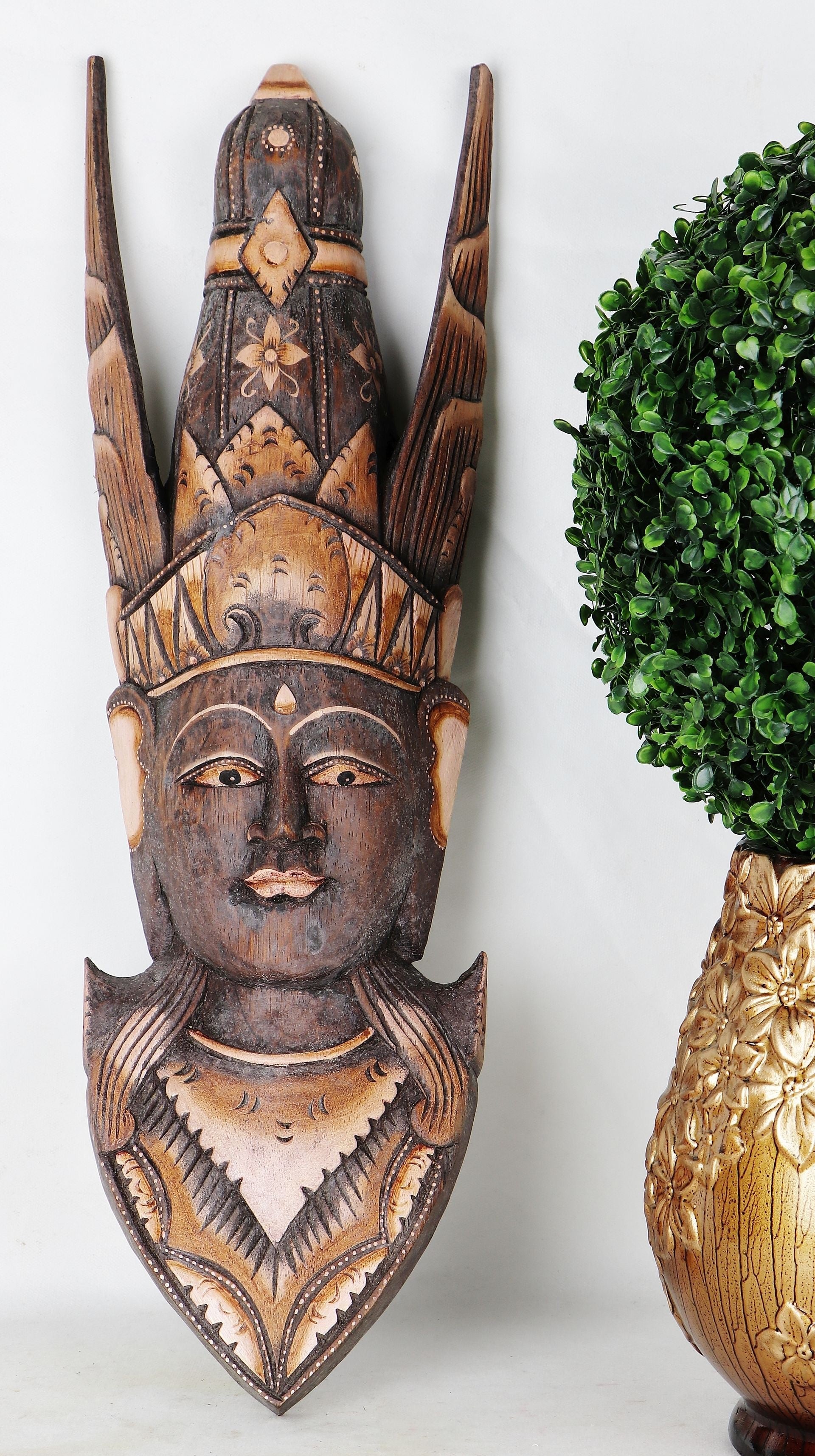 Wooden decoration African shaman